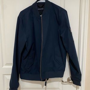 Everlane medium blue bomber jacket